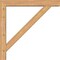 Ekena Millwork Traditional Block Smooth Bracket w/ Offset Brace, Western Red Cedar, 5 1/2"W x 36"D x 36"H BKT0604X36X36TRA05SWR - alternate 4